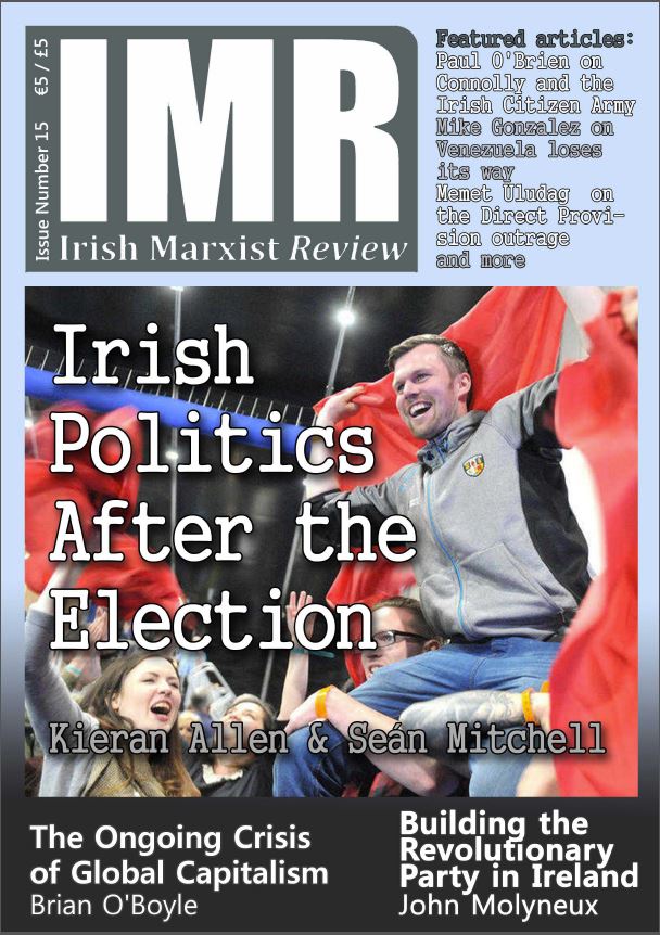 					View Vol. 5 No. 15 (2016): Irish Marxist Review 2016 Vol 5 Number 15
				